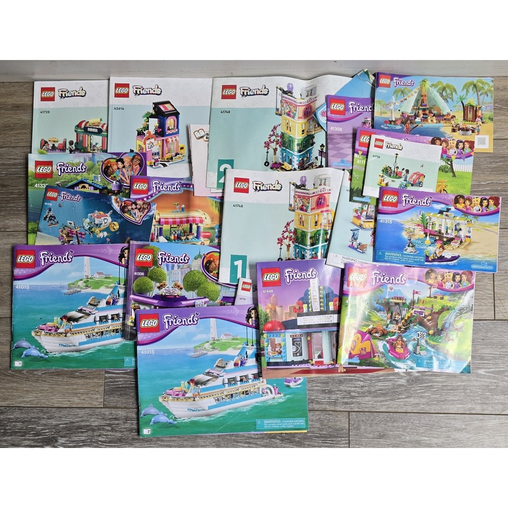 Lego Friends Manuals Bundle - 10+ Manuals